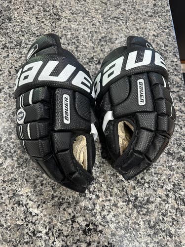 Bauer Supreme 2000 Gloves 15" (Used) - Black / Carbon Fiber