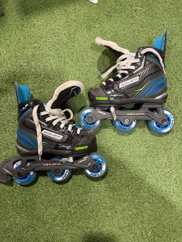 Bauer XLP Inline Skates | Size 11-12Y Adjustable