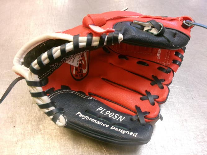 Used Rawlings PLAYERS SERIES BB/SB Glove RH Throw Red 9" 11339-S000208167