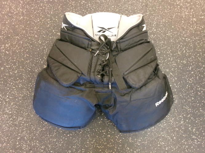 Used Reebok HPG GOALIE PANTS Junior Goalie Pant Black MD 11339-S000208164