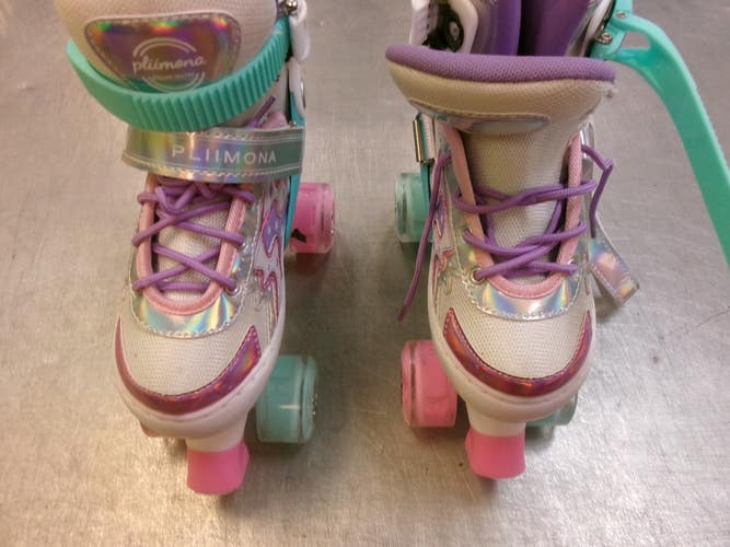 Used PLIMONA ROLLER SKATES Junior Roller Quad Skates Pink Adjustable 11339-S000208151