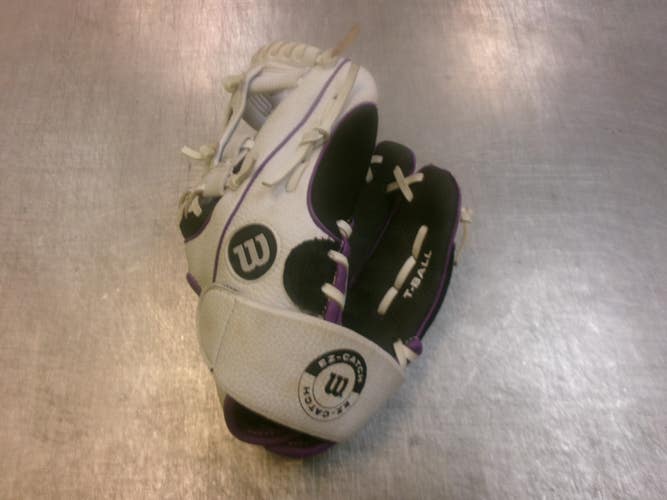 Used Wilson A200 EZ CATCH BB/SB Glove RH Throw White 10" 11339-S000208144