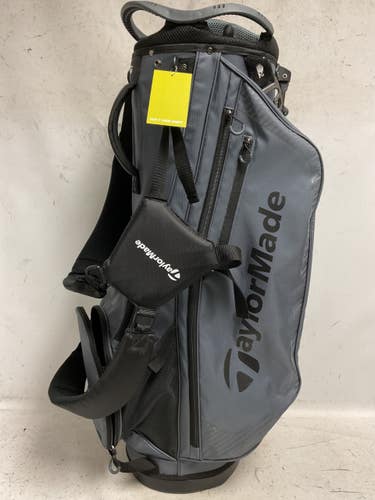 Used Taylormade PRO STAND BAG Mens Stand Bag Black And Sky Blue 11855-S000212117