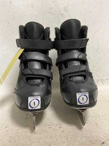 Used Jackson SOFTEC Boys Softboot Skate Black Junior 01 11855-S000212088