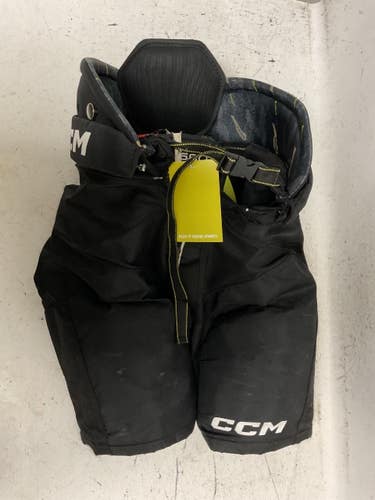 Used CCM TACKS AS580 Junior Pant Black And Yellow LG 11855-S000212085