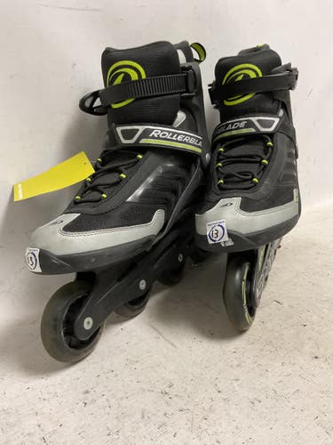 Used Rollerblade SPIRIT BLADE Senior Rec Fitness Skates Black Senior 13 11855-S000212071