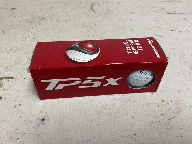Used Taylormade TP5X 3 Ball - Golf Ball Sleeve White 11855-S000212038