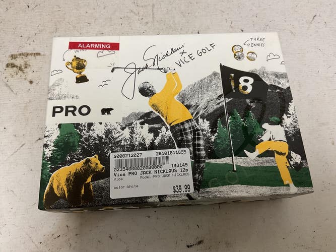 Used Vice PRO JACK NICKLAUS 12 Pack - Golf Balls White 11855-S000212027
