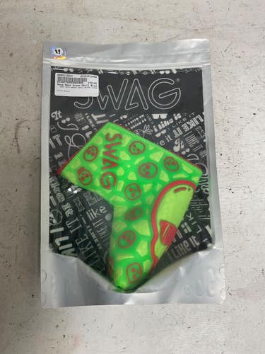 Used SWAG NEON GREEN SKULL BLADE COVER Golf Accessory Black 11855-S000212021
