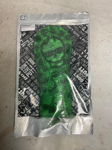 Used SWAG DOLLAR BILLS SKULL HEADCOVER Golf Accessory Green 11855-S000212018