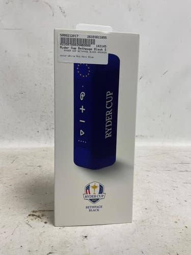 Used RYDER CUP BETHPAGE BLACK SPEAKER Golf Accessory White And Navy Blue 11855-S000212017