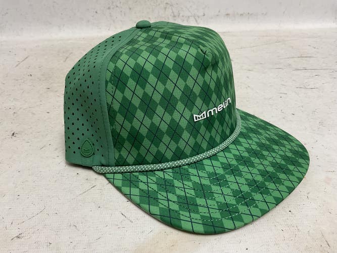 Used MELIN HYDRO CORONADO LINKS GOLF HAT Golf Accessory Green 11855-S000212010