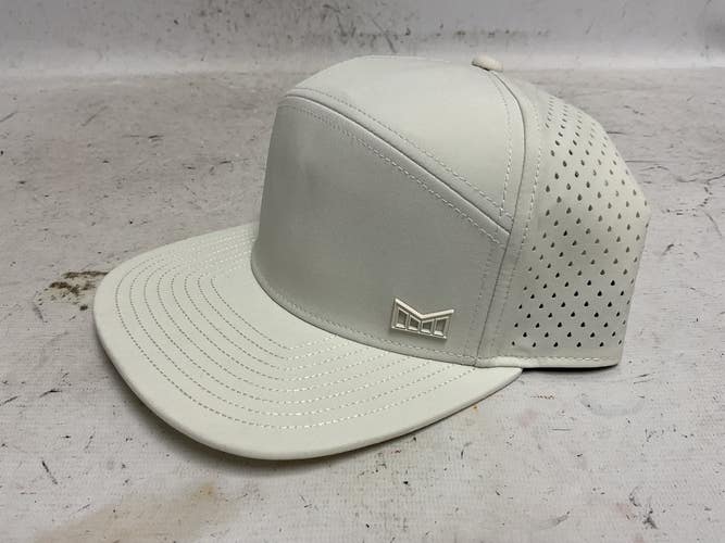 Used MELIN HYDRO TRENCHES ICON EGRET GOLF HAT Golf Accessory Almond 11855-S000212009