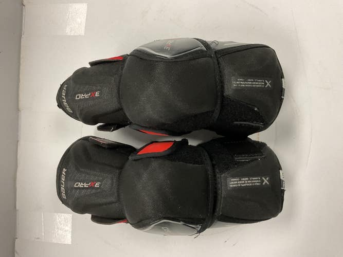 Used Bauer VAPOR 3XPRO Intermediate Elbow Pads Black And Red LG 11855-S000211875