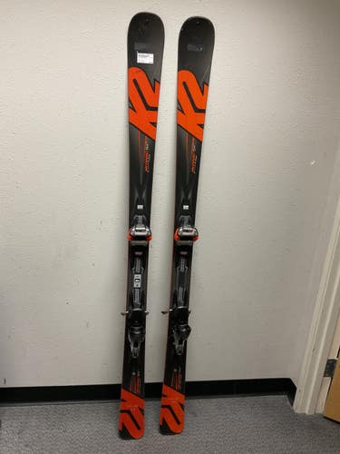 Used K2 IKONIC 84TI Mens DH Ski/Binding Black And Orange 170 cm 11855-S000211864