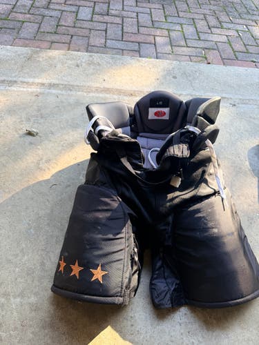 Large Pro Stock Bauer Nexus Hockey Pants - Washington Capitals Reverse Retro - G. Hathaway