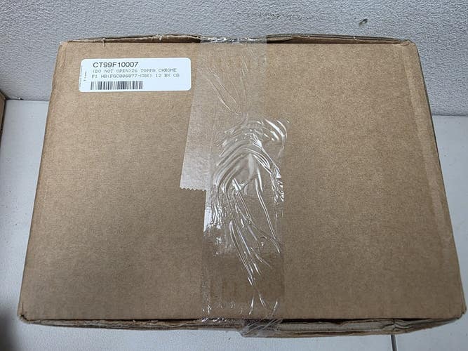 2026 Topps Chrome Formula 1 F1 Hobby 12-Box Case Factory Sealed IN HAND