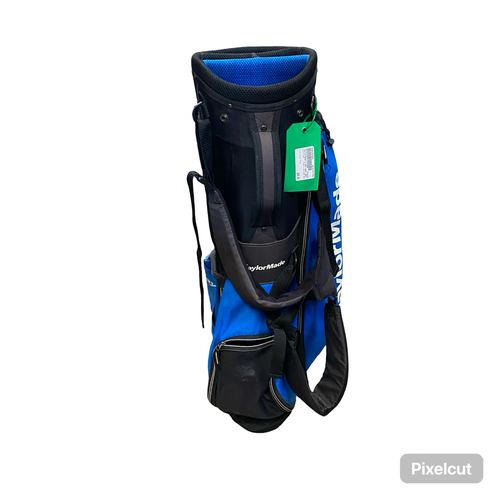 Used Taylormade 4 WAY CART BAG Mens Cart Bag Royal Blue 11706-S000389899