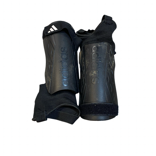 Used Adidas Soccer Shin Guards Junior Black LG 11706-S000389839
