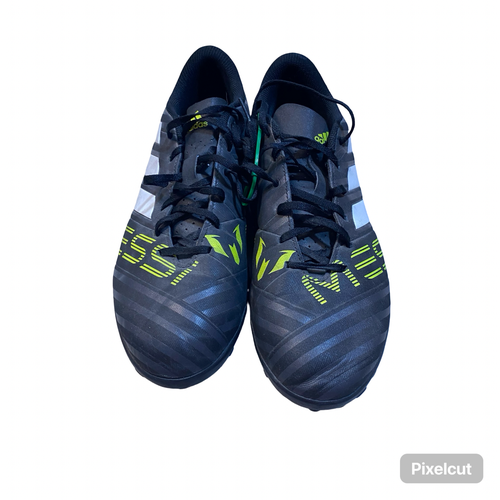 Used Adidas Soccer Indoor Shoes Black Senior 10.5 11706-S000389827