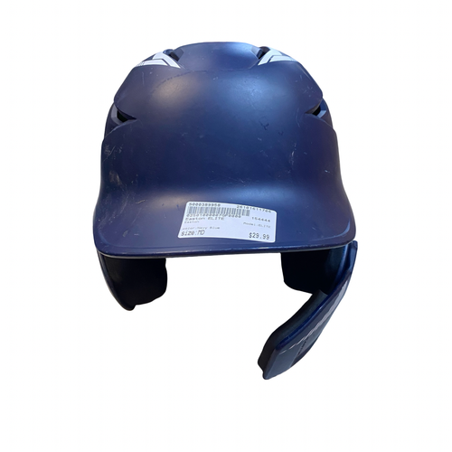 Used Easton ELITE Batting Helmet w/Mask Navy Blue MD 11706-S000389958