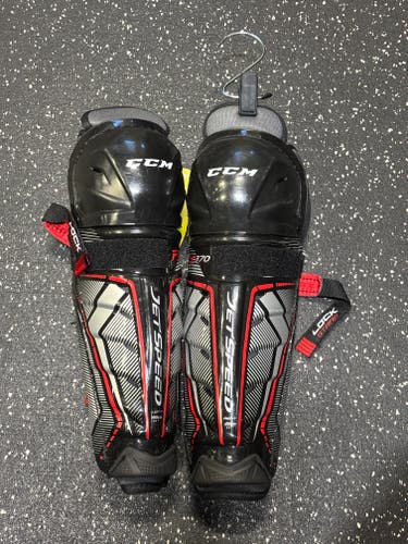 Junior CCM JetSpeed FT370 11" Shin Pads (Used)