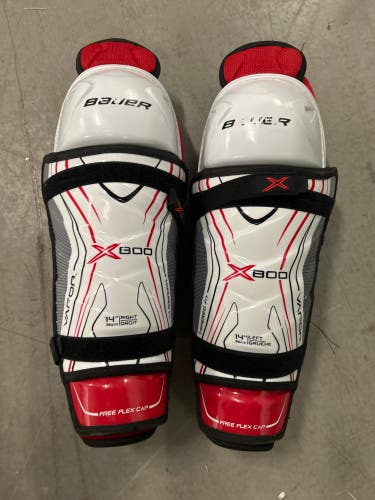 Senior Bauer Vapor X800 Shin Pads | 14"