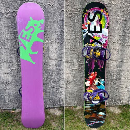 152cm Yes. RDM Snowboard With Rossignol Tesla Bindings (New)