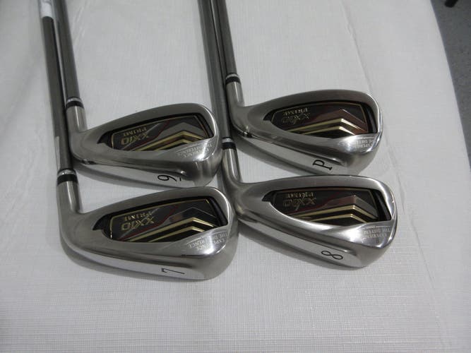 XXIO Dunlop Prime 12 Iron Set - 7-PW - SP-1200 Regular Flex Graphite - MINT