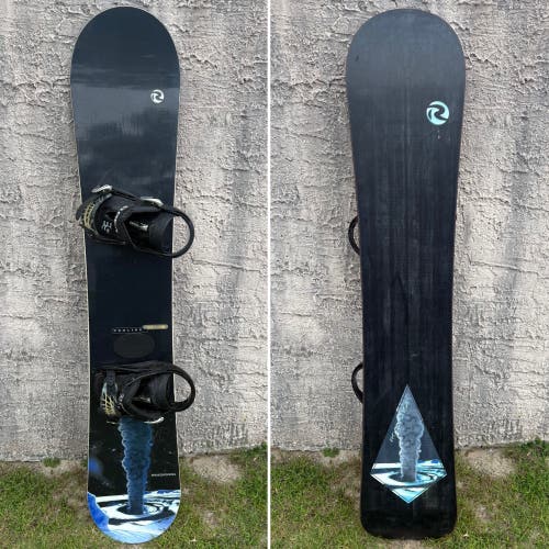 Vintage 162cm Rossignol Proline Snowboard With 5th Element Bindings
