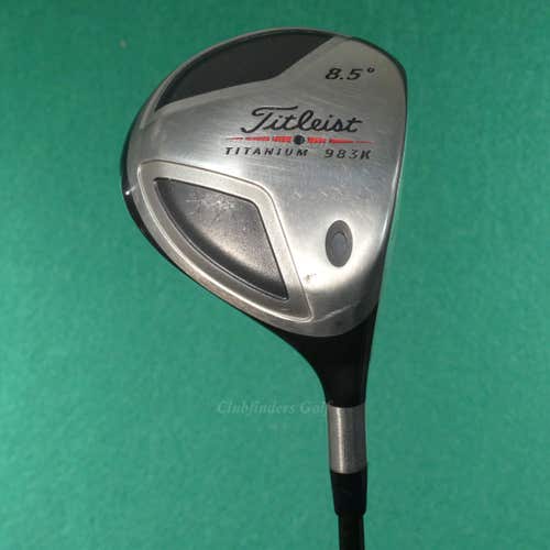 Titleist Titanium 983K 8.5 Driver Factory Fujikura Speeder 757 Graphite Stiff