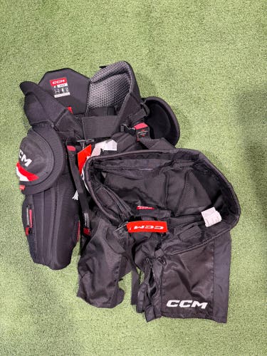 New CCM JetSpeed Girdle w/ Black Shell | Junior Medium