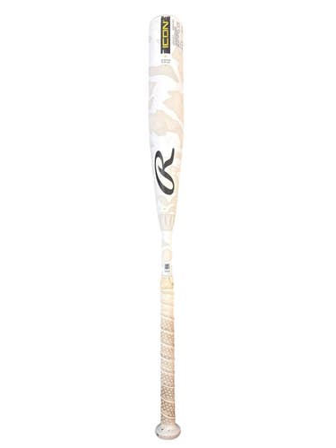 Used Rawlings RUT5I10 BB/SB USSSA 2 3/4 Bat White And Grey 30" 11835-S000213077