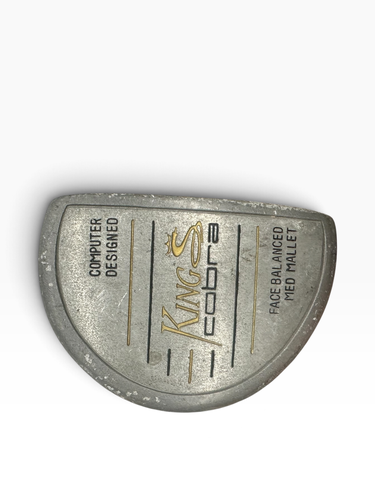 Used Cobra KING COBRA MALLET Mens Putter RH Grey 35" 11835-S000213123