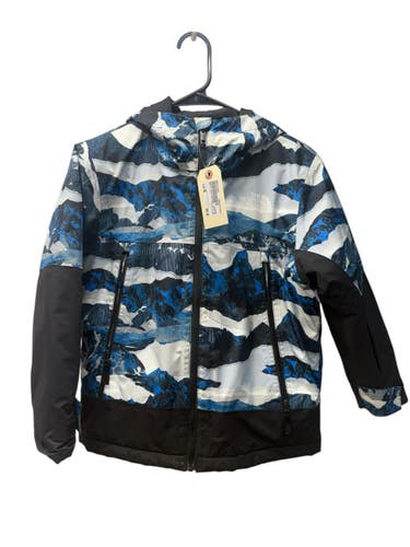 Used North Face DRYVENT Outerwear Heavy Jacket Y Black And Royal Blue MD 11835-S000214001