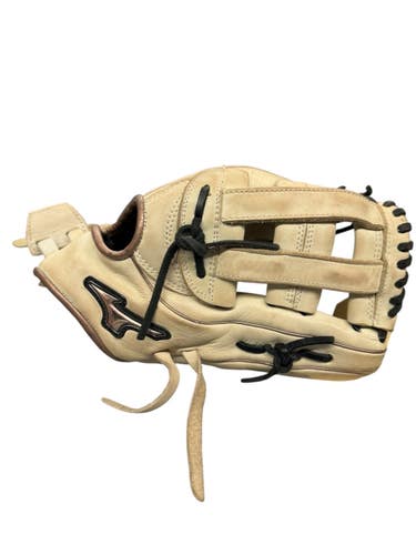 Used Mizuno GMVP 1200SF2DW BB/SB Glove RH Throw White 12" 11835-S000214214