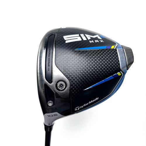 LEFTY TaylorMade SIM2 MAX Driver 10.5* Reax Red 50 50g Regular LH