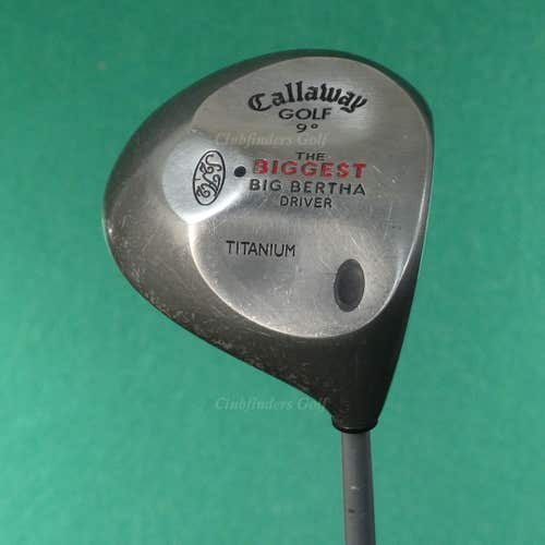 Callaway Biggest Big Bertha 9 Driver Factory Ultra Light Graphite Firm