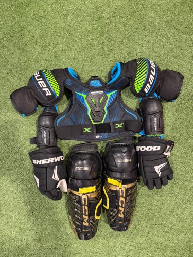 Mixed Brand Hockey Starter Kit | Youth | Sizes In Photos