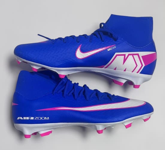 10.5 Nike Air Zoom Mercurial Superfly 10 Academy Size Blue Cleats