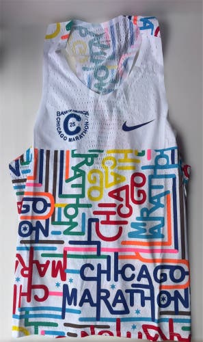 Nike AeroSwift Chicago Marathon 2025 Running Singlet HQ4277-100 Men's Medium