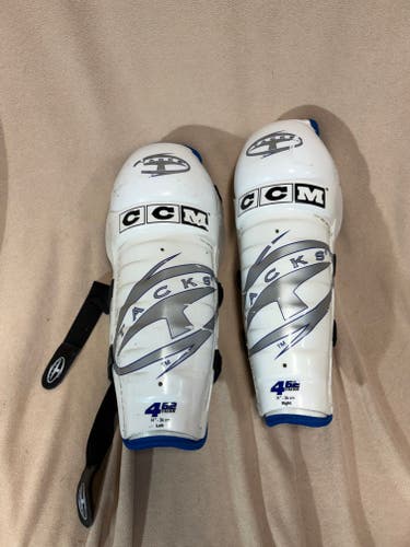 Senior CCM Tacks 462 14" Shin Pads (Used)