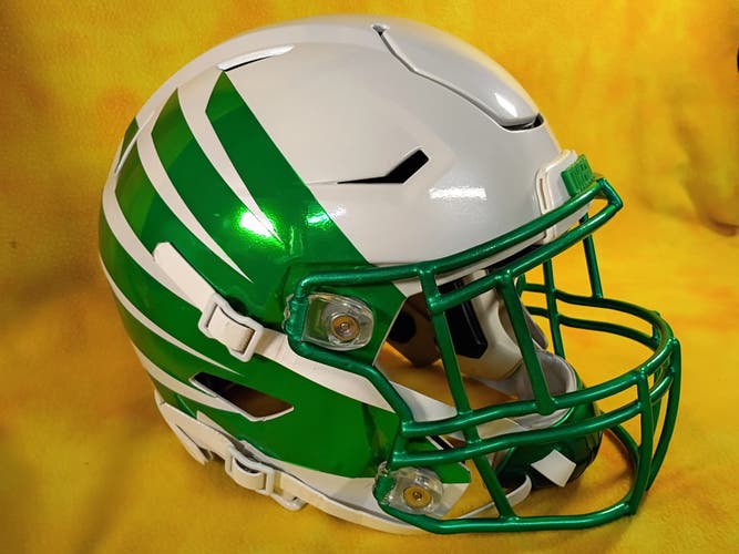 WOW! Oregon Ducks SUPER custom fullsize football helmet Riddell Speed Flex XL