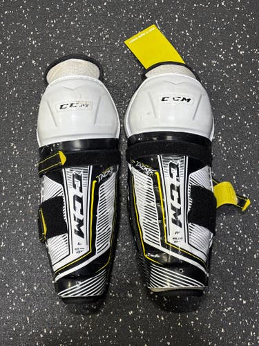 Junior CCM Super Tacks AS1 10" Shin Pads (Used)