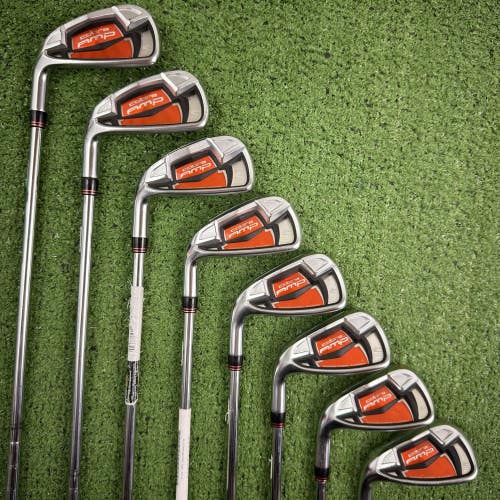 Cobra Amp Orange Iron Set 4-PW GW Dynalite 90g Regular Flex Left Handed