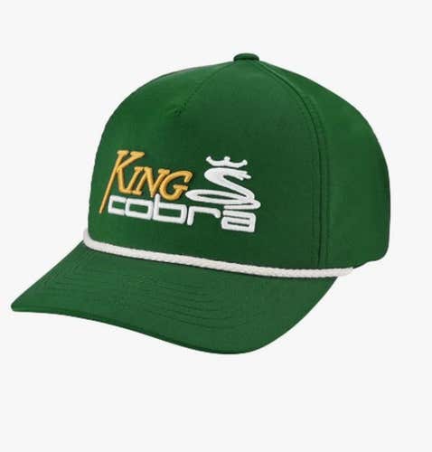 King Cobra Rope Snapback Cap (Green, Adjustable) Golf Hat 2023 NEW