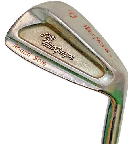 Lady MacGregor Round Sole Pitching Wedge Velocitized Ladies Steel 34 New Grip RH