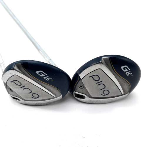 Ping G LE 3 3 & 5 Fairway Wood Set 18* 21* ULT 250 Ladies Graphite Womens RH