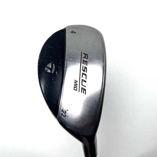 TaylorMade Rescue Mid 4 Hybrid 22* Senior Graphite Mens RH