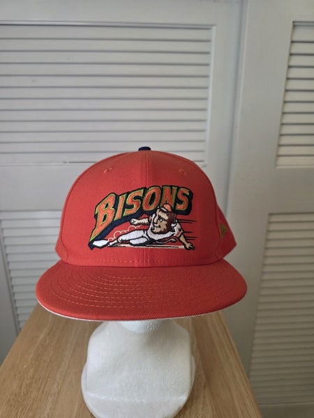 Orange Buffalo Bison New Era 59fifty 8 MiLB